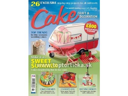 Časopis Cake Craft & Decoration Jún 6/2015