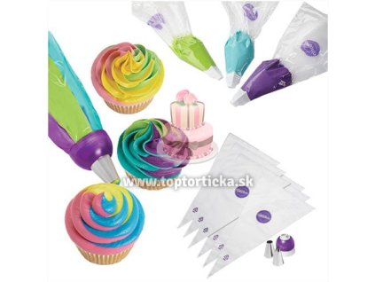 Wilton ColorSwirl Tri-Color set na trojkrémové zdobenie