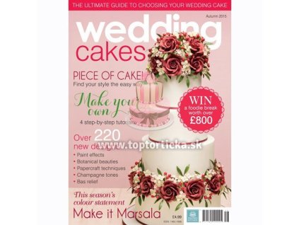 Časopis Svadobné torty č.56 (SK Wedding cakes Issue 56, Autumn 2015)
