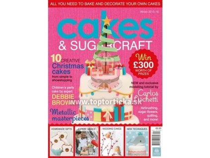 Časopis Cakes & Sugarcraft - Zima 2015-2016 (Issue 131, Winter)