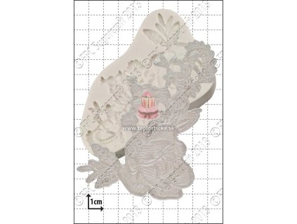 FPC Silikónová forma krajka Rosamund (C174)