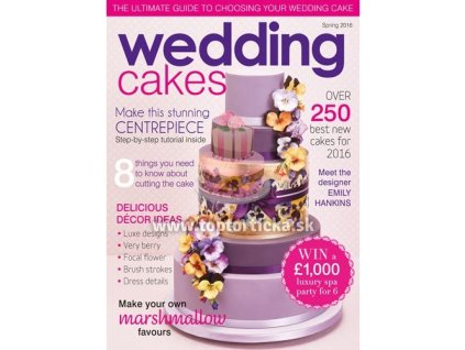 Časopis Svadobné torty č.58 (SK Wedding cakes Issue 58, Spring 2016)