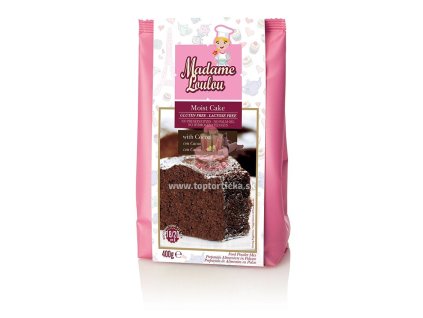 Madame Loulou ČOKOLÁDA vláčny koláč - bezlepková zmes 400g (Madame Loulou Moist Cake Cocoa)