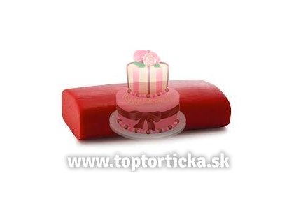 Madam Loulou Červený (RED) roll fondant 250g