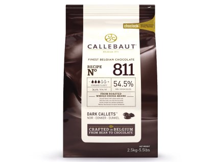 Callebaut čokoláda tmavá 54,5% 2,5kg