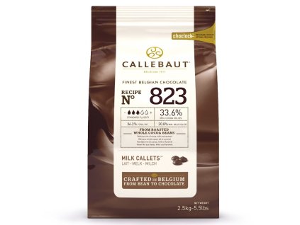 Callebaut čokoláda mliečna 33,6% 2,5kg