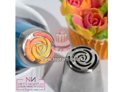 Nifty Nozzle 3D špička č.15 - 10 Petal Rose (10-lupeňová ruža)