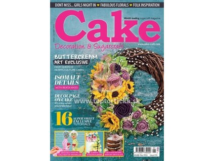 Časopis Cake Craft & Decoration Máj 5/2016