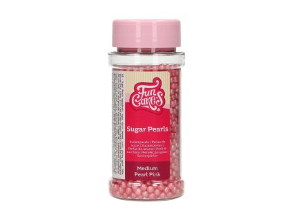FC Cukrové perleťové perly ružové 80g