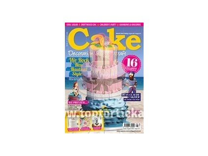 Časopis Cake Decoration & Sugarcraft August 8/2016 + príloha ZDARMA