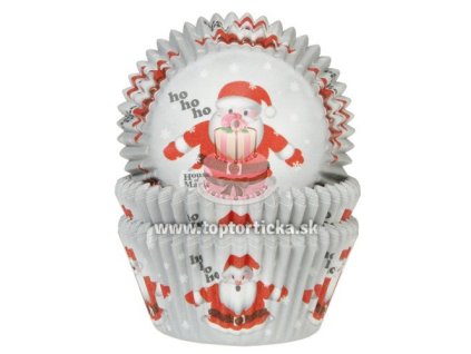 HoM Papierové košíčky na muffiny Mikuláš 50ks
