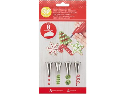 Wilton sada na vianočné zdobenie medovníkov a koláčikov