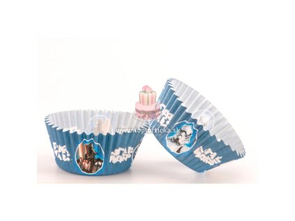 Papierové košíčky na cupcakes 50ks Star Wars