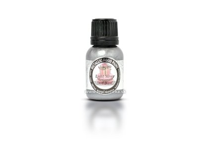 RD tekutá farba - METALLIC LIGHT SILVER 25ml