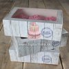 Krabica na cupcakes 24x16x8cm, potlač HOME MADE, 3ks v balení