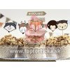 PD Set na cupcakes: krajky + zápich WOODLAND