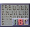 Silikónová forma Alphabet DRIPPING font