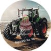 Jedlý obrázok kruh Traktor 2