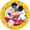 Jedlý obrázok kruh Mickey 2