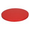 FC Červený hrubý podnos kruh 30cm, hrúbka 12mm