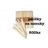 Drevené paličky na NANUKY 500ks