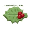 Čokoládová dekorácia - lístok cezmína 40ks