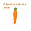 Čokoládová dekorácia - Mrkvičky 336ks