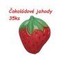 Čokoládová dekorácia - Jahody 35ks