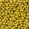 Zlaté metalické perly 7mm 50g