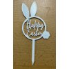 Akrylový zápich Happy Easter zajko