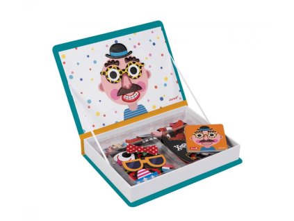 Janod Magnetibook Zábavné tváre chlapci