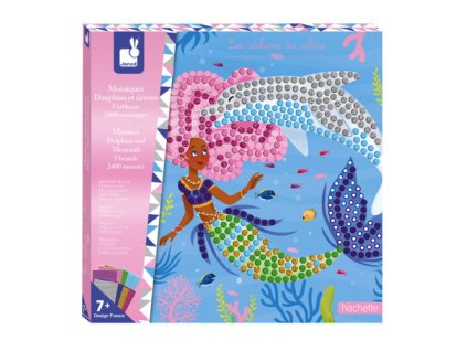 Janod Atelier Mozaika Delfíny a Morské panny Maxi 7+