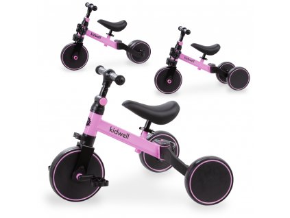 Kidwell Bicykel trojkolka 3w1 PICO Pink