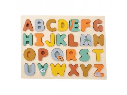 small foot Vkladacie puzzle Safari abeceda