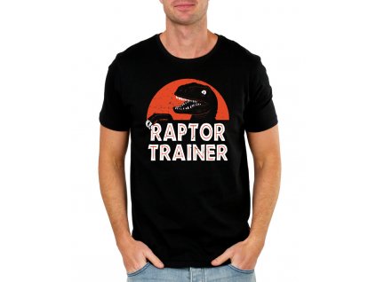 panske tričko Jurský Park Raptor Trainer