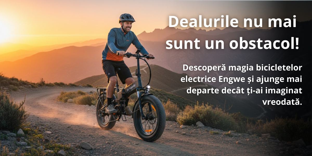 Cucerește dealurile cu zâmbetul pe buze: Cum să alegi o bicicletă electrică care te va duce mai departe decât ți-ai imaginat vreodată