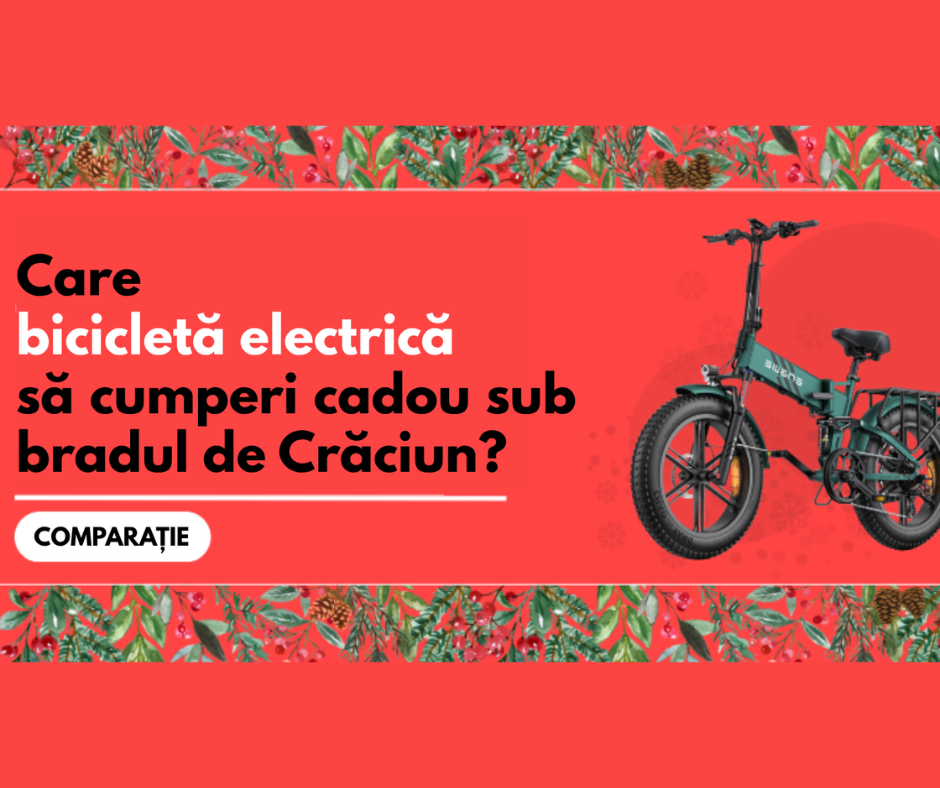 Ce bicicletă electrică să cumpăr ca dar de pus sub bradul de Crăciun?