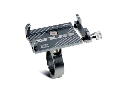 Hliníkový držiak GUB na mobil na elektrickú kolobežku (Barva Stříbrná)