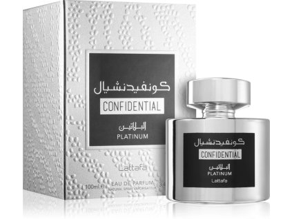 Lattafa Confidential Platinum unisex 100ml EDP