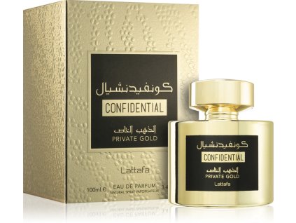 Lattafa Confidential Privat Gold unisex 11ml EDP decant
