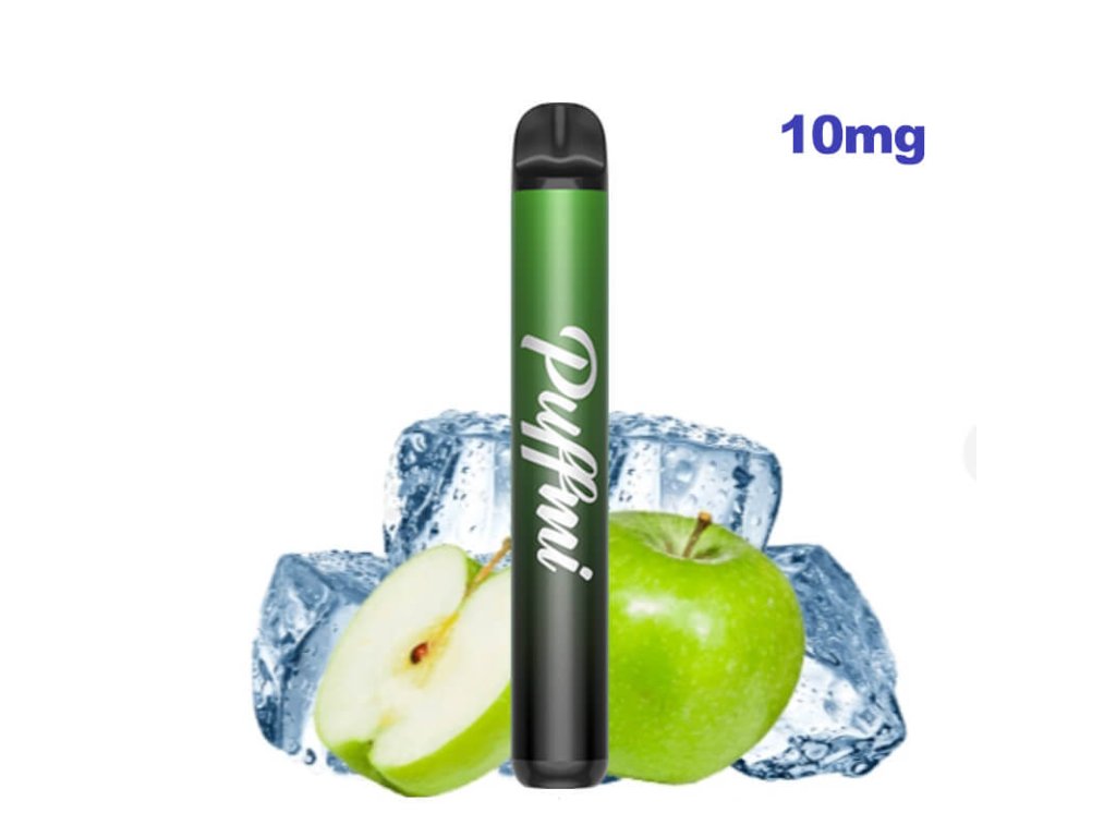 vaporesso tx600 green apple ice jednorazova e cigareta 10 mg