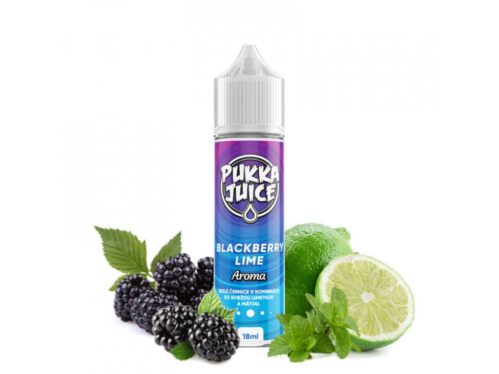 pukka juice blackberry lime longfill aroma 18ml s ovocim