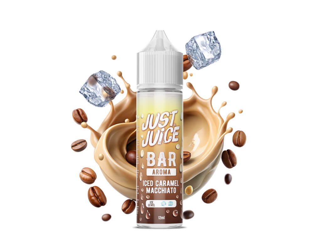 just juice bar iced caramel macchiato 12 ml longfill prichut