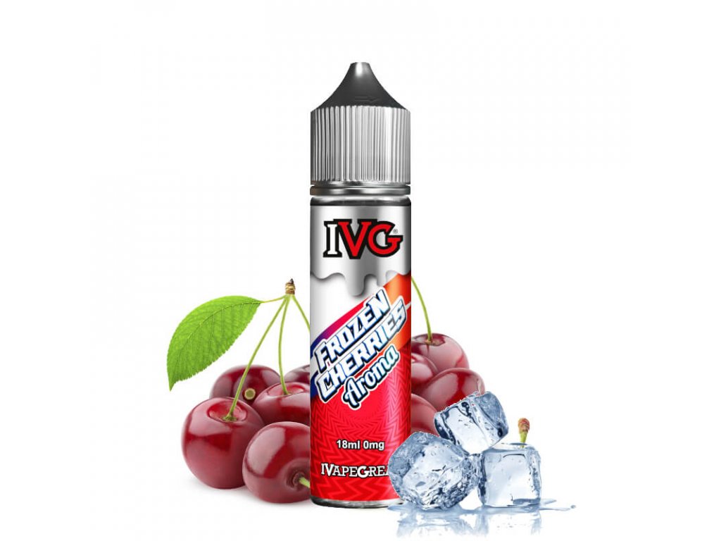 ivg frozen cherries longfill aroma 18ml ovocie