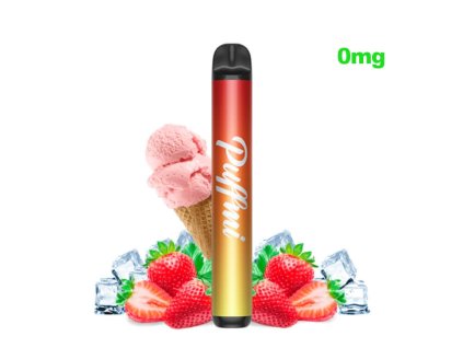 vaporesso tx600 strawberry ice cream jednorazova e cigareta 0 mg