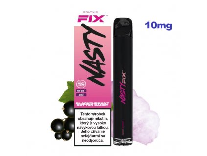 e cigareta nasty air fix 10mg blackcurrant cotton candy