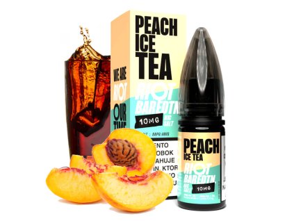 e napln riot bar edtn salt peach ice tea 10mg 10ml