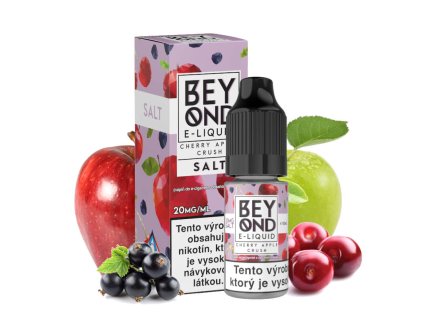 beyond cherry apple crush salt liquid 10ml 20mg ovocie