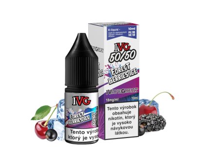 ivg 5050 forest berries ice 18 mg ovocie