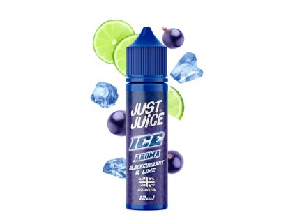 just juice ice blackcurrant lime 12 ml longfill prichut